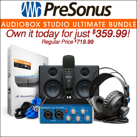 PreSonus Audiobox Studio Ultimate Bundle