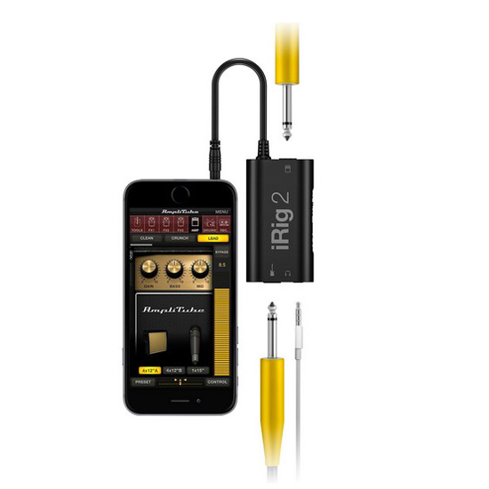 IK Multimedia iRig 2 Guitar Interface for iOS, Mac and Select Android Devices