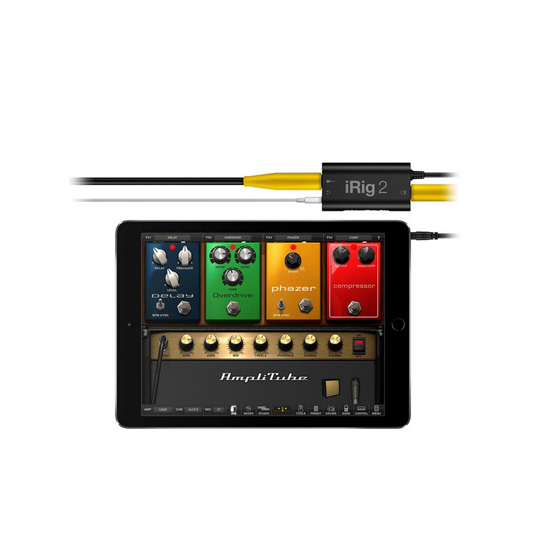 IK Multimedia iRig 2 Guitar Interface for iOS, Mac and Select Android Devices