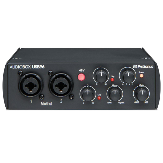PreSonus AudioBox 96 Studio Hardware & Software Recording Bundle - 25th Anniversary Edition