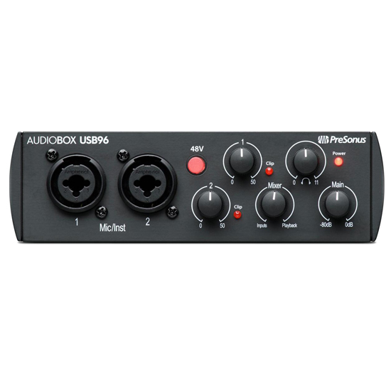 PreSonus AudioBox 96 Studio Hardware & Software Recording Bundle - 25th Anniversary Edition
