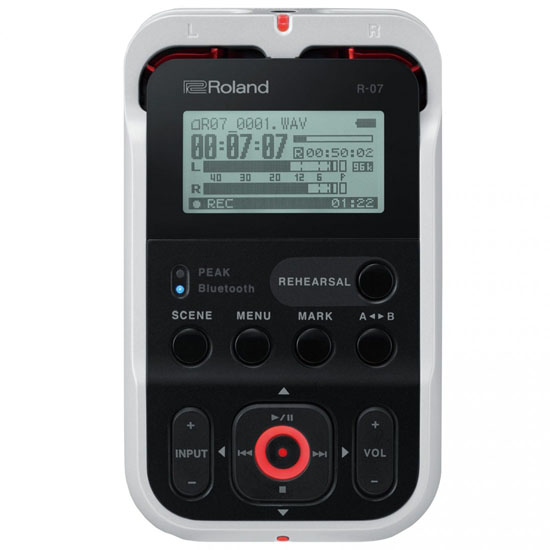 Roland R-07 High-Resolution White Audio Recorder