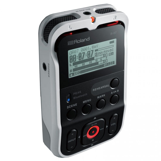 Roland R-07 High-Resolution White Audio Recorder