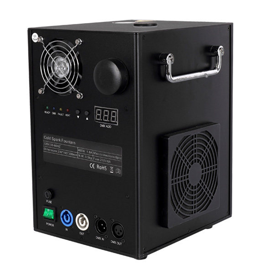 750w Up-cold Spark Firework Machine Black