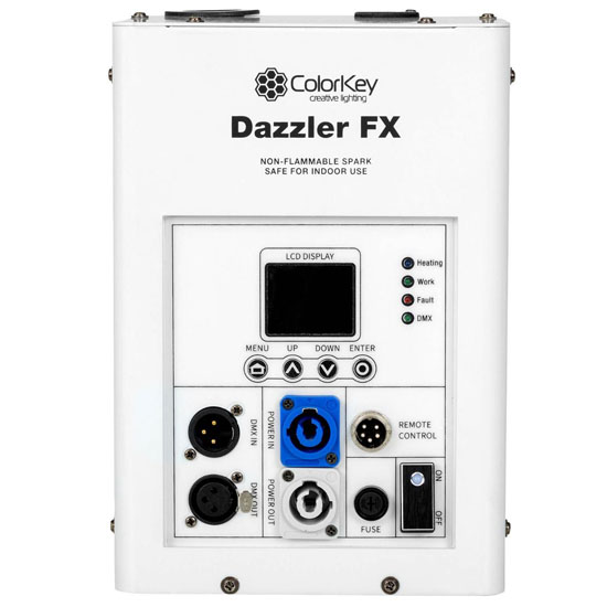 ColorKey CKU-7701 Dazzler FX Cold Spark Machine-White