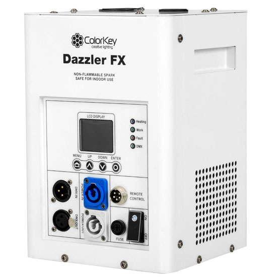 ColorKey CKU-7701 Dazzler FX Cold Spark Machine-White
