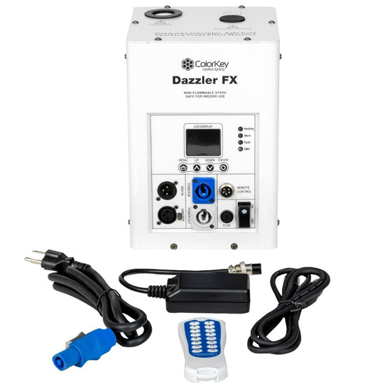 ColorKey CKU-7701 Dazzler FX Cold Spark Machine-White