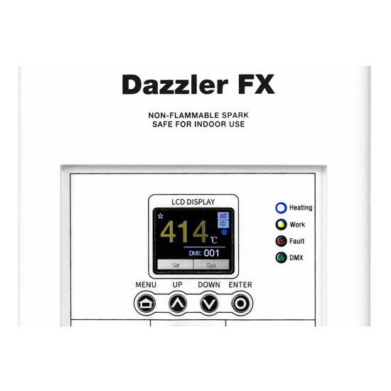 ColorKey CKU-7701 Dazzler FX Cold Spark Machine-White