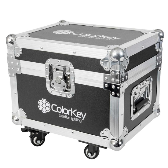 ColorKey CKU-7703 White with Road Case & Cold Spark Powder Package