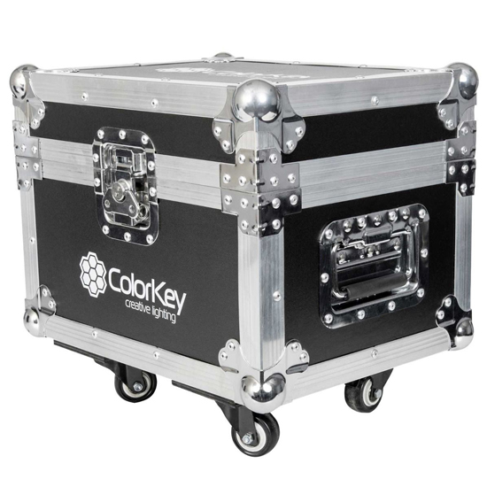 ColorKey CKU-7703 White with Road Case & Cold Spark Powder Package