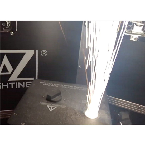 JMAZ Lighting JZ4001 Firestorm F3 (Black) 500W Cold Spark Machine Package 
