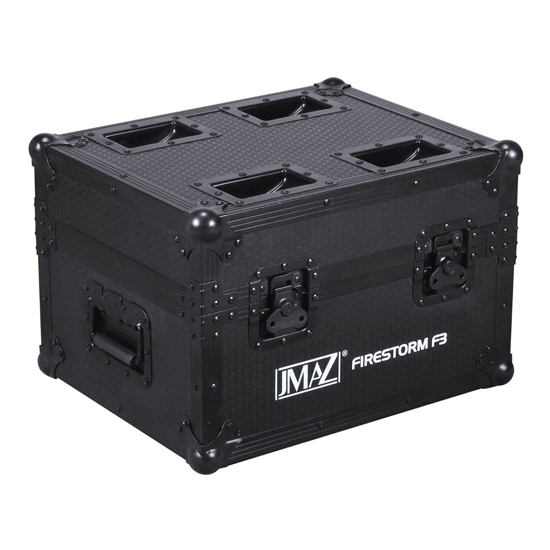 JMAZ Lighting JZ4010 Firestorm F3 (Chrome) Cold Spark Machine Package