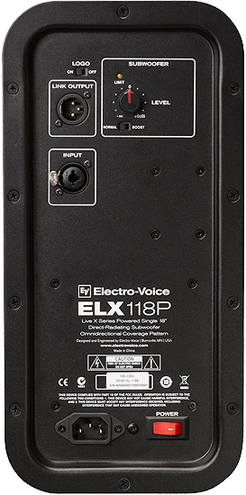 Electro Voice ELX118P DJ Powered Subwoofer