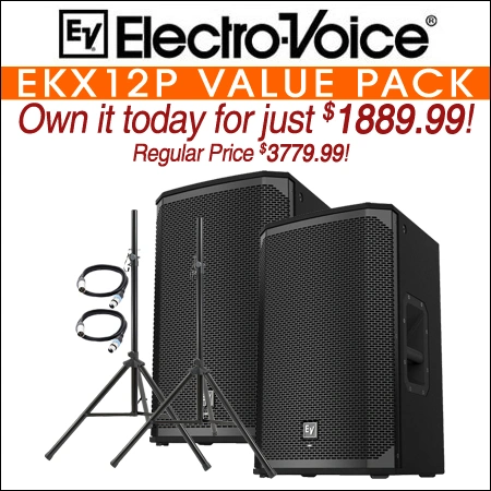Electro Voice EKX12P Value Pack