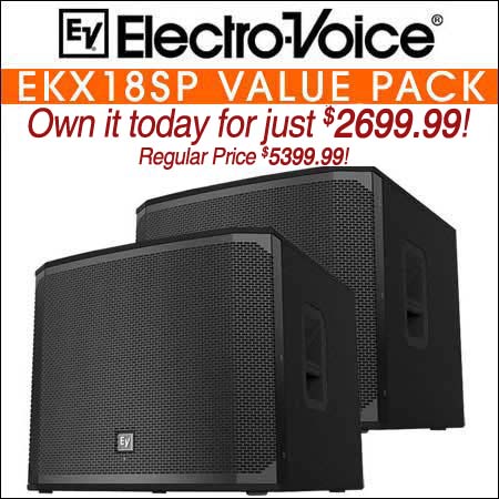 Electro Voice EKX18SP VALUE PACK