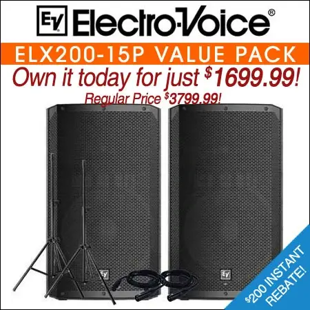 Electro Voice ELX200-15P Value Pack