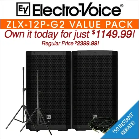 Electro Voice ZLX 12P G2 Value Pack