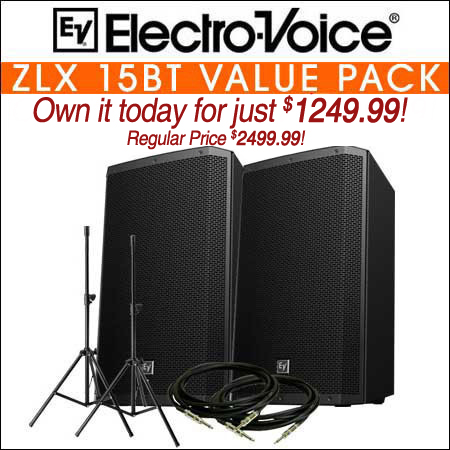 Electro Voice ZLX-15BT VALUE PACK 