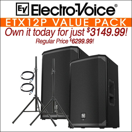 Electro Voice ETX12P 12-inch 2000 Watt Powered Speaker