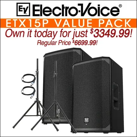 Electro Voice ETX15P 15-inch 2000 Watt Powered Speaker