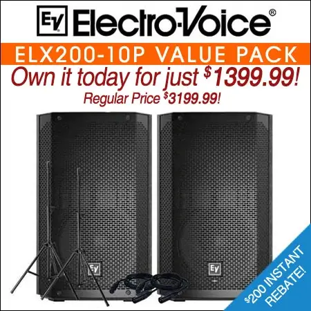 Electro Voice ELX200-10P Value Pack