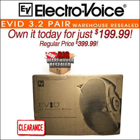 Electro Voice EVID 3.2 Warehouse Resealed