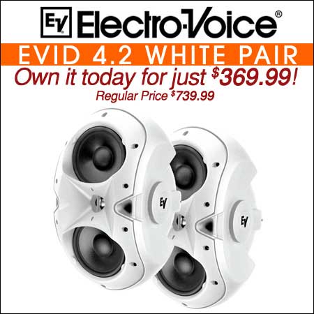 Electro Voice EVID 4.2 White Pair