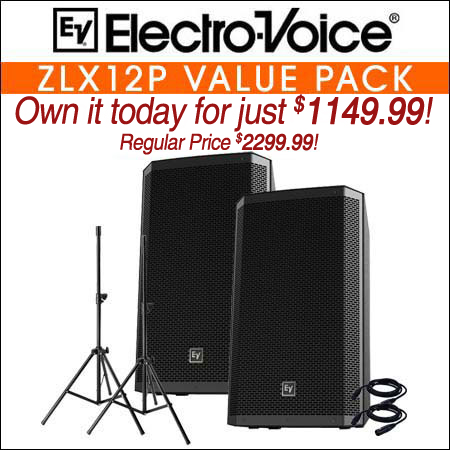 Electro Voice ZLX12P Value Pack