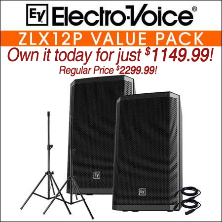 Electro Voice ZLX12P Value Pack