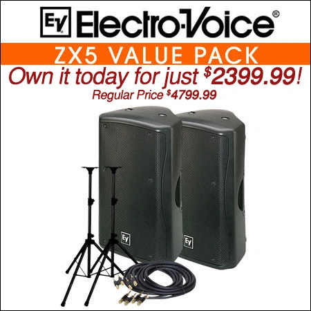 Electro Voice ZX5 Value Pack