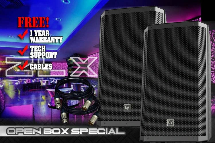 Electro-Voice ZLX-12P Pair Warehouse Resealed