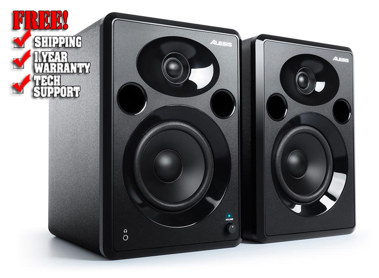 ALESIS ELEVATE 5 MKII Powered Desktop Studio Speaker - PAIR