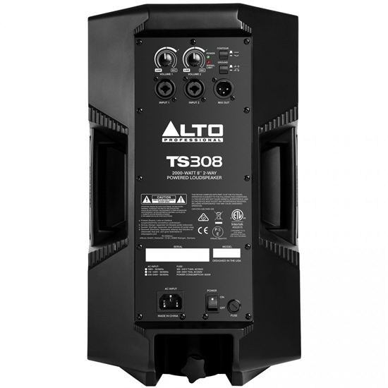 Alto Professional TS308 2000 Watt 8" 2-Way Powered Loudspeaker
