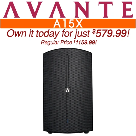 Avante Audio A15X 15" 2-Way Active Loudspeaker