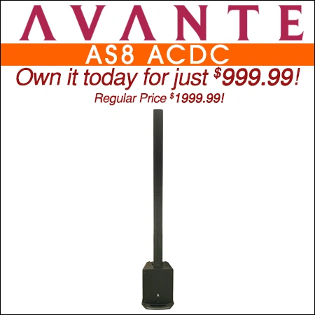 Avante Audio Achromic AS8 ACDC Active Column PA System