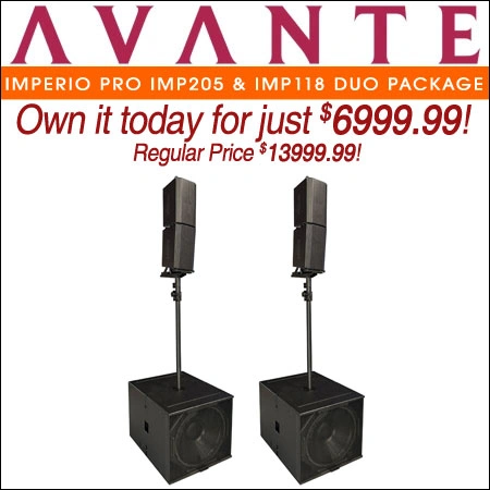 Avante Audio Imperio Pro IMP205 & IMP118 Duo Package