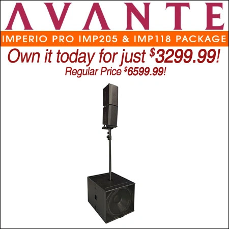 Avante Audio Imperio Pro IMP205 & IMP118 Subwoofer Package
