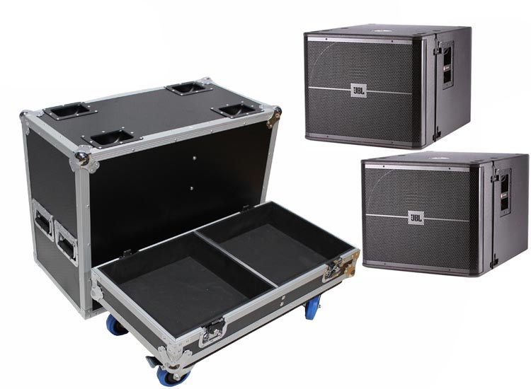 ProX Flight/Road Hard Case for Two JBL VRX918S/SP