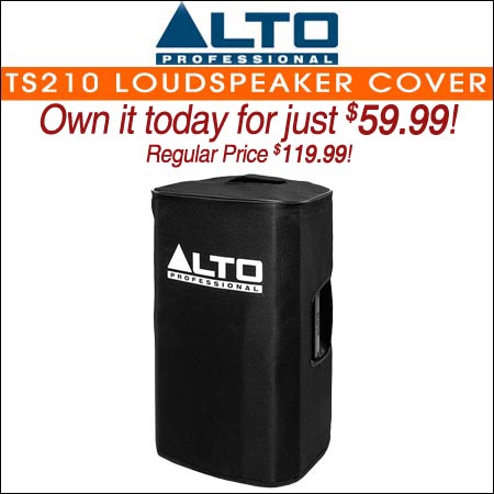 Alto Padded Slip-On Cover for TS210 Loudspeaker