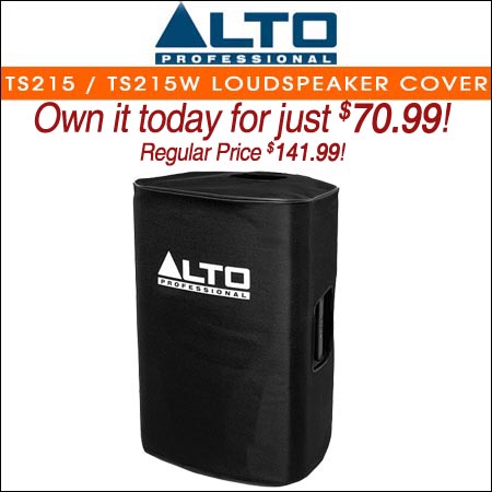 Alto Padded Slip-On Cover for TS215 / TS215W Loudspeaker