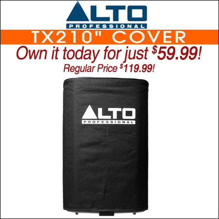 Alto TS210 Cover Padded Slip-On Speaker Cover for the Truesonic TS210 & TX210 