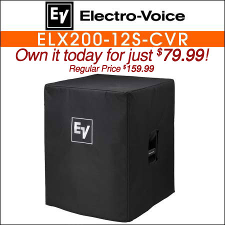 Electro Voice ELX200-12S-CVR Padded Cover for ELX200-12S or ELX200-12SP Subwoofer 