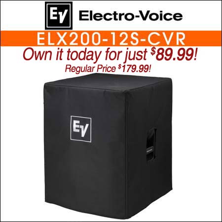 Electro Voice ELX200-12S-CVR Padded Cover for ELX200-12S or ELX200-12SP Subwoofer 