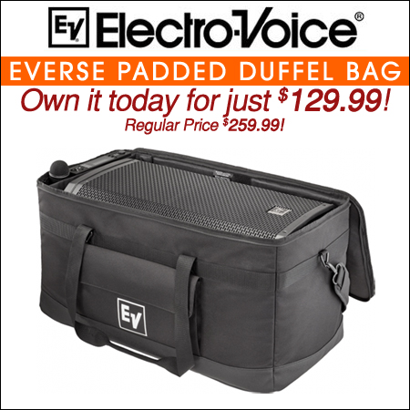 Electro-Voice EVERSE padded duffel bag