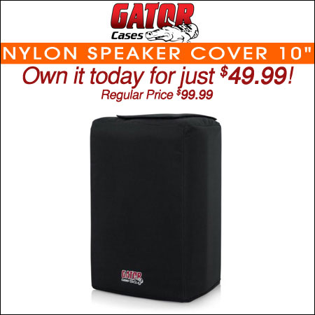 Gator Nylon Speaker Cover; 10"