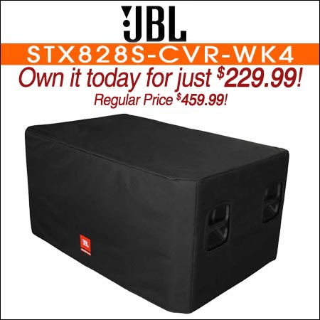 JBL Bags STX828S-CVR-WK4 - Deluxe Padded Protective Cover 