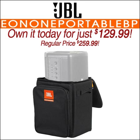 JBL EONONEPORTABLEBP Backpack Travel Bag Case for EON ONE COMPACT Speaker 