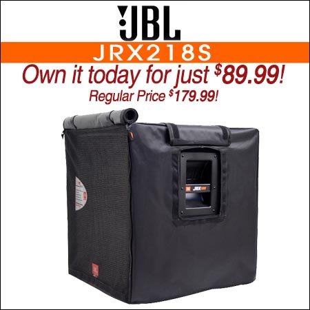 JBL JRX218S Cover Black 