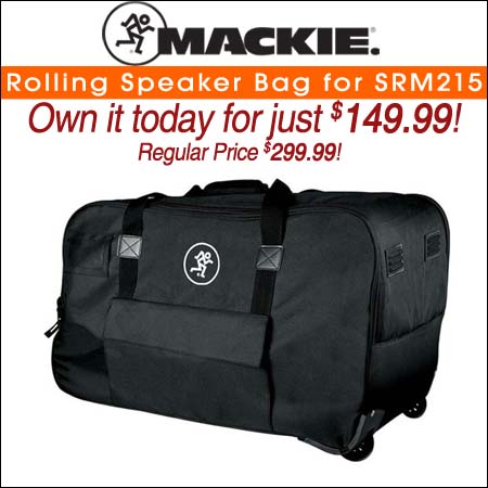 Mackie Rolling Speaker Bag for SRM215 V-Class Loudspeaker