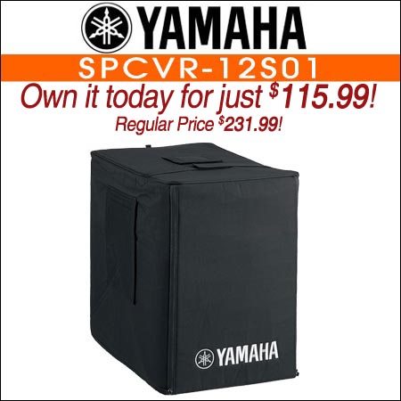 Yamaha SPCVR-12S01 Weather Resistant Cover for DXS12 Powered Subwoofer 